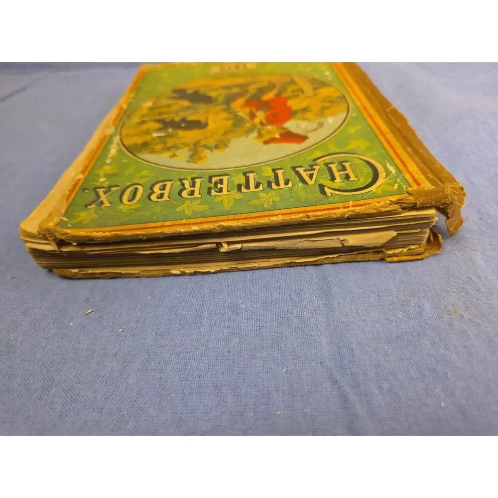 1913 CHATTERBOX Clarke Children Vintage Stories Poetry Illustrated w/ Engravings